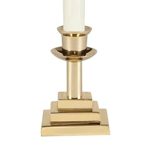 Handmade Decorative Golden Finishing <b>Candle</b> <b>Holder</b> Stand Wedding Party Decor Alter <b>Brass</b> Metal Church <b>Candle</b> <b>Holder</b> Classy Look - Product Image 5