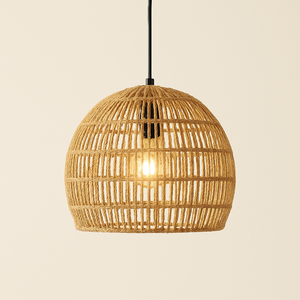 LUZ DE GABINETE ECOLÓGICO MODERNO PARA HOGAR HOTEL RESTAURANTE NUEVO MATERIAL NATURAL ILUMINACIÓN DECORATIVA DE HIERRO Y YUTE - Product Image 1