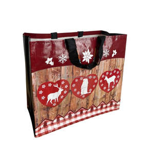 Sac d'épicerie réutilisable personnalisé de haute qualité matériau tissé en PP écologique fabriqué au Vietnam - Product Image 3