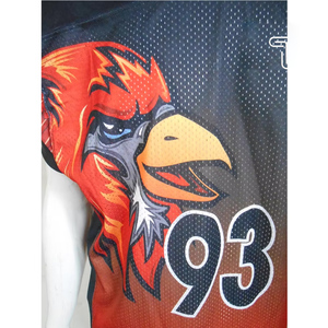 Uniforme de Fútbol Americano Personalizable de Manga Corta, 100% Poliéster, Transpirable y de Secado Rápido, Superventas - Product Image 1