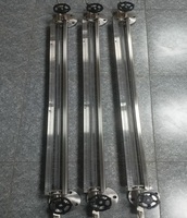 Indicateur de niveau tubulaire en acier inoxydable Jauge de niveau de liquide pour l'automatisation industrielle Réservoir d'eau, d'huile, de produits chimiques et pétrochimiques