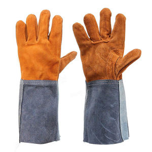 Meilleure qualité Personnalisé pas cher prix haute qualité Hommes Meilleurs gants de soudage Gants de travail d'hiver avec cuir de vache fendu - Product Image 1
