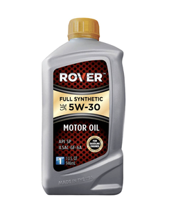 ROVER Full Synthetic Anti-Wear Automotive Lubricant <b>SAE</b> <b>5W</b>-<b>30</b> Motor Oil 6 Pack 1 Quart - Product Image 1
