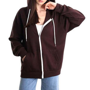 Nouveauté, service OEM, conception personnalisée, logo personnalisé, sweat-shirts à fermeture éclair, sweat-shirts respirants pour femmes, vêtements de grande taille 2026 - Product Image 1