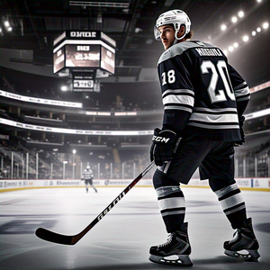 ชุดกีฬาชายเสื้อกีฬาฮ็อกกี้น้ำแข็งแบบสั่งทำชุดเครื่องแบบพิมพ์ซับลิเมชันส่วนตัวพร้อมชื่อทีม - Product Image 2