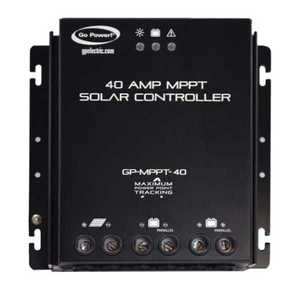 Controlador de Carga Solar MPPT Go Power de 40 Amperios con Pantalla LCD Remota - Product Image 1