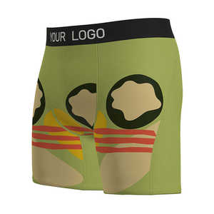 Calzoncillos Boxer de Poliéster y Elastano de Alta Calidad, Personalizados con Impresión Completa, Corte Medio, Ropa Interior Deportiva, Fabricación de Calzoncillos Boxer por Sublimación al por Mayor - Product Image 4