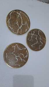 Dessous de verre en bois de haute qualité: motifs en résine époxy et options rondes/carrées naturelles pour la protection des tasses et des boissons - Product Image 6