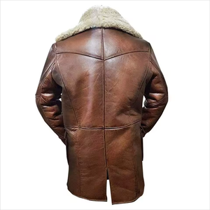 Fabricante y Vendedor de Chaquetas de Cuero al por Mayor, Chaqueta de Cuero Larga Informal para Hombre, Chaquetas de Diseño de Motocicleta Nuevas - Product Image 3
