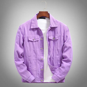 Top Trendy Plus Size Men's <b>Denim</b> <b>Jackets</b> Custom Designed with Pockets High Quality Breathable Jeans for Wholesale <b>Jacket</b> For Men - Product Image 5