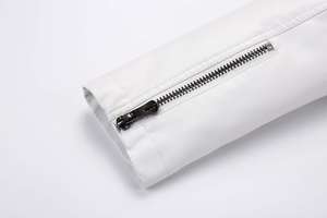 Veste motard en cuir pour homme en peau de mouton véritable Veste entièrement personnalisée Veste en cuir de haute qualité pour homme - Product Image 3