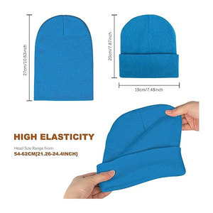Fashion <b>Streetwear</b> <b>Beanies</b> Trendy Y2K Knit Hats Custom Logo Embroidery Wholesale <b>Beanie</b> Caps - Product Image 3