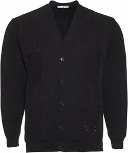 Suéter de Cuello Mao para Hombre, Corte Ajustado, Transpirable, de Algodón/Fibra de Bambú, con Bolsillos, para Invierno - Product Image 5