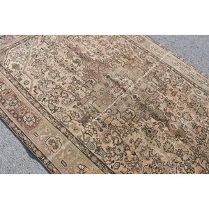 พรมขนแกะสีน้ำตาลเบจแบบคลาสสิกพรม6.3x9.5ฟุตสไตล์ตุรกีสำหรับห้องนั่งเล่นสี่เหลี่ยมผืนผ้าทางเดินทางเดินพรมยางรองข้างเตียง - Product Image 5