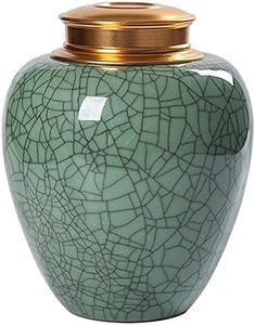 Handmade <b>Large</b> Adult Size Mosaic Aluminium Glass Cremation <b>Urn</b> Individual Tiles Hand Applied Unique Funerals Funeral Supplies - Product Image 3