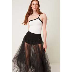 Chemise décontractée pour femme avec logo brodé sur le devant, col rond, manches courtes, coupe régulière, polyester, taille XL - Product Image 2