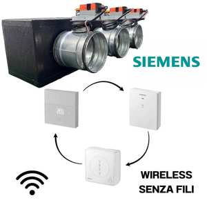 Sistema HVAC Doméstico de Plenum Ductado con Unidad de Control de Persianas Motorizadas Wi-Fi de 3 Zonas e Interfaz Siemens - Product Image 3