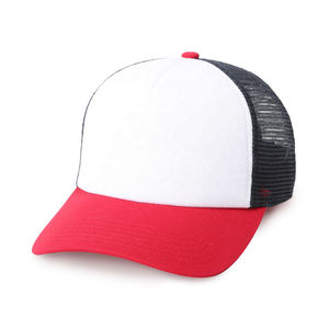 Chapeaux de camionneur en maille 5 panneaux 2025 de haute qualité casquettes vierges classiques confortables impression personnalisée pour les scènes extérieures et décontractées en gros - Product Image 1