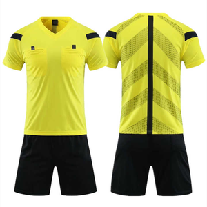 Conjunto de camiseta de fútbol personalizado, camiseta de juez de secado rápido transpirable de alta calidad, pantalones cortos, uniforme de fútbol - Product Image 5