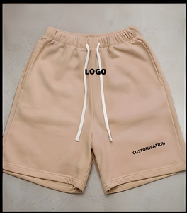 Shorts en coton pour hommes en gros, 240 GSM, shorts décontractés surdimensionnés, tissu lourd, fournisseur de shorts - Product Image 5