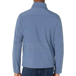 Custom Design <b>Men</b> Casual Canvas <b>Nylon</b> Zipper Softshell <b>Jacket</b> Lightweight Eco-Friendly Winter <b>Jacket</b> - Product Image 2