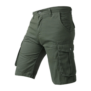 Short cargo à taille élastique et à cordon de serrage Short multi-poches pour homme Short décontracté de travail et de randonnée pour homme - Product Image 3
