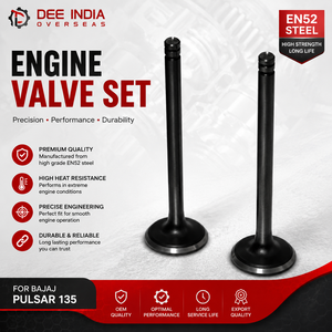 Juego de Válvulas de Motor de Motocicleta EN52 para Bajaj Pulsar 135 JD-5112, Repuestos de Calidad OEM - Product Image 3