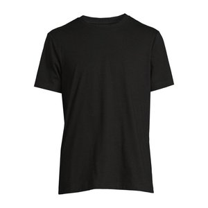 Camiseta pesada blanca de algodón 100% para hombre, verano, Color sólido, 230G, informal, combina con todo, cuello, Otoño, hombro, manga corta, tela de punto - Product Image 3
