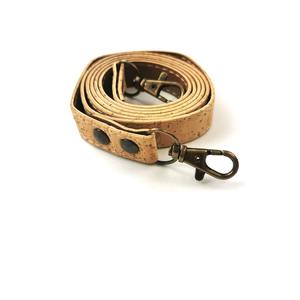 Poignée de sac à main en liège naturel avec PU 120 cm x 18 mm avec finition en laiton antique - Product Image 6