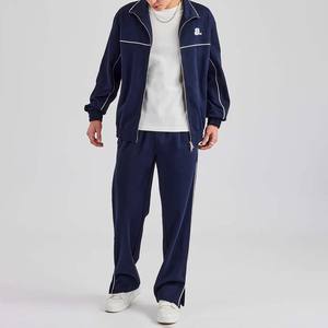 Toda la ropa de entrenamiento y jogging Nueva llegada Chándales de dos piezas con cordón Hombres La mejor calidad 100% algodón Peso pesado Respetuoso con el medio ambiente - Product Image 2