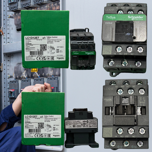 Schneider TeSys Deca 3P(3NO) contacteur AC-3/AC-3e LC1D12Q7 LC1D12F7 LC1D12E7 AC 50/60Hz bobine Type de produit contacteurs 220V 380V - Product Image 1