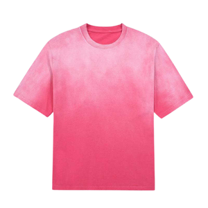 Custom Logo Acid Wash T Shirt for Men 230GSM Heavy Cotton Vintage Streetwear Style Bulk Quantity Oversized Knitted 100% Cotton - Product Image 4
