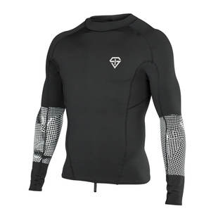 เสื้อรัดรูป BJJ สำหรับผู้ชายเสื้อออกกำลังกายด้านนอกแบบซับลิเมชันงานตามสั่ง - Product Image 2