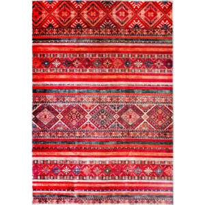 Netline Home 1322K Multi-Colour Bohemian Flat Weave <b>Washable</b> <b>Rug</b> - Product Image 1