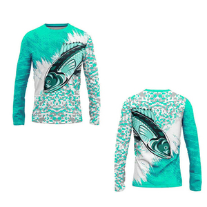 เสื้อตกปลาแขนยาวแห้งเร็ว3D พิมพ์ลายดิจิตอลชุดตกปลาแบบกำหนดเองแห้งเร็ว - Product Image 1