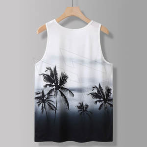 Personalizar poliéster secado rápido Fitness ropa deportiva hombres camiseta sin mangas ropa de gimnasio deportes hombres camiseta sin mangas - Product Image 2