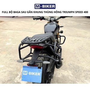 Genuine MBiker Rear <b>Rack</b> for Triumph Speed 400 Professional Service Metal Material Side Cases Included - Product Image 6