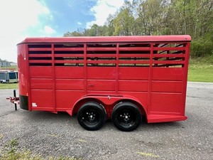 Wholesale 2026 Live stock <b>trailer</b> Detachable Side Wall Livestock Sheep Horse Cow Pig 3 Axles Fence <b>Trailer</b> - Product Image 6