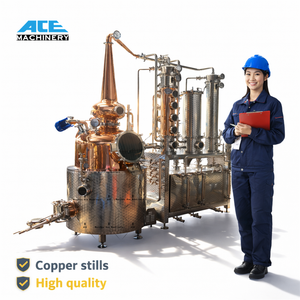 500L Distillation Equipment for Alcohol Production | Copper & Stainless Steel Whiskey Brandy Still - Product Image 6