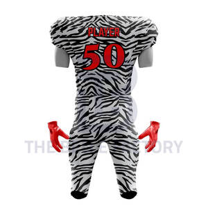 Uniforme de fútbol americano de alta calidad hecho a medida para adultos, nuevo diseño con camisetas bordadas y características transpirables, estilo de conjunto - Product Image 3