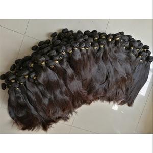 100% Raw sin procesar Remy Virgin Indian Temple 22 'extensión de paquete ondulado Natural trama de máquina doble Paquete de cabello de donante único - Product Image 2