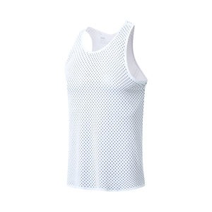 100 % Polyester Breathable Comfortable Lightweight Quick Dry Mens Outwork Tank Top Wit Custom Logo Print Best Selling Price - Product Image 6