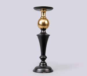 Porte-bougie et support en métal et verre faits à la main, écologiques et luxueux, options personnalisées pour la décoration de Noël, centre de table - Product Image 2