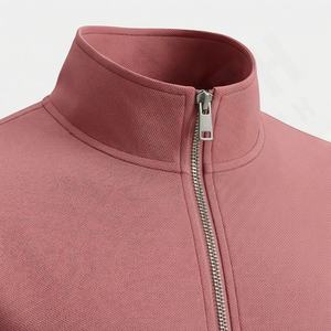 Survêtements de sport zippés pour hommes, veste et pantalon de survêtement de haute qualité, logo personnalisé, tenue de course, de fitness et d'entraînement, couleur personnalisée - Product Image 4