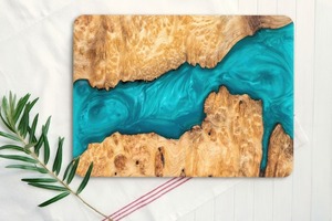 Blue River 2024 nueva llegada World Craft Impex tabla de cortar rectangular de madera para el hogar cocina restaurante uso servir carne - Product Image 3