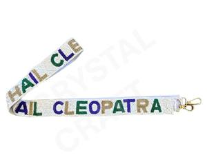 Correa de monedero con cuentas de diseño de Hail Houston, correas de bolsa de cuentas de semillas de oro blanco personalizadas, correa de cuentas personalizada para bolsos - Product Image 5