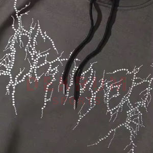 เสื้อฮู้ดผู้ชายประดับเพชร ผลิตในปากีสถาน แฟชั่นใหม่ เสื้อผ้าฤดูหนาวสำหรับผู้ชาย - Product Image 4