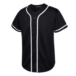 Camiseta de béisbol de manga corta con botones para hombre, uniformes deportivos Hipster Hip Hop, Camiseta deportiva transpirable, camiseta de béisbol - Product Image 2