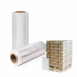 Rollo de envoltura elástica de PVC del fabricante, película de envoltura de paleta de barrera, embalaje de alimentos de 50cm con bolsa de cremallera de gelatina suave - Product Image 3