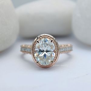 Clásico 10K 14K 18K amarillo plata esterlina nupcial boda compromiso fiesta regalo joyería grande 8Ct triturado pera diamante solitario - Product Image 1